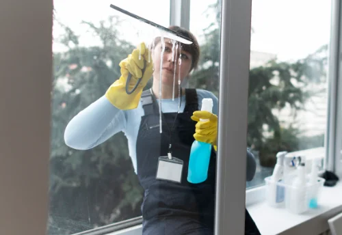 Nettoyage de vitres intérieures et extérieures à Saulny